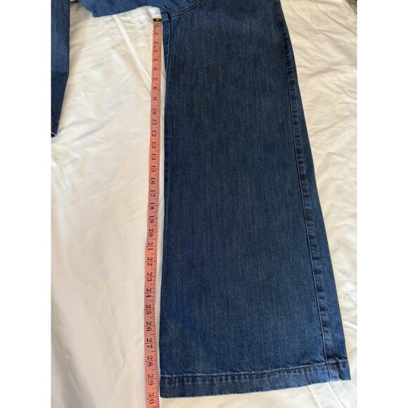 BARENA Venezia Women's Wide Leg Trouser Jeans Made in Italy - Picture 10 of 13